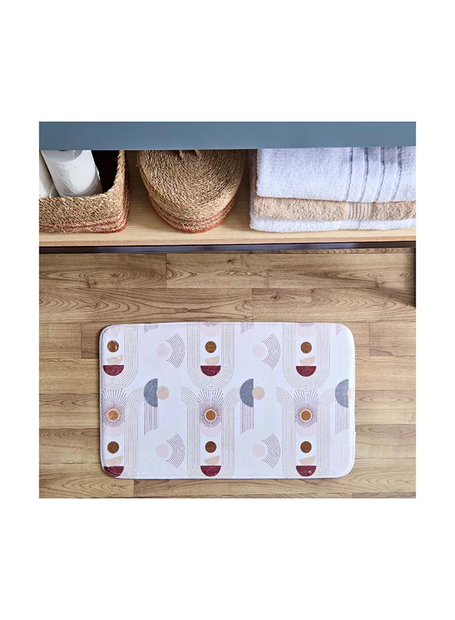 Home Box Aurora Dersy Foam Printed Bath Mat 75 x 45 cm