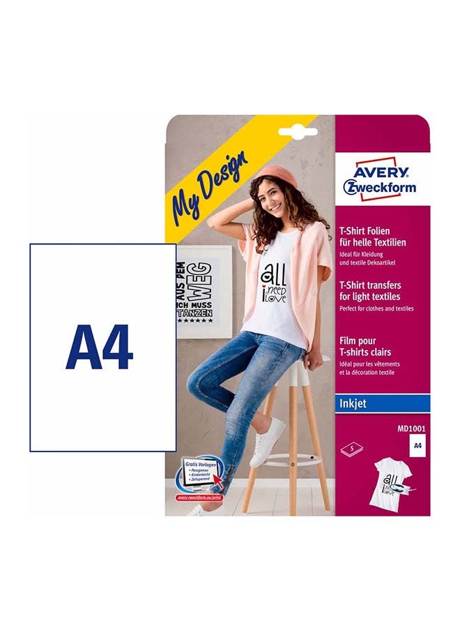AVERY Transfer Film MD1002 - 10 Sheets 
