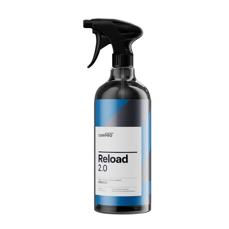 CARPRO Reload 2.0 Spray Sealant, Silica + Siloxane Ceramic Spray for Ceramic Coating, Super Hydrophobic, Self-Cleaning: Improved Gloss, Slickness, Water Spot & Chemical Resistance - Liter (34oz) Multi-color available build - Image 1