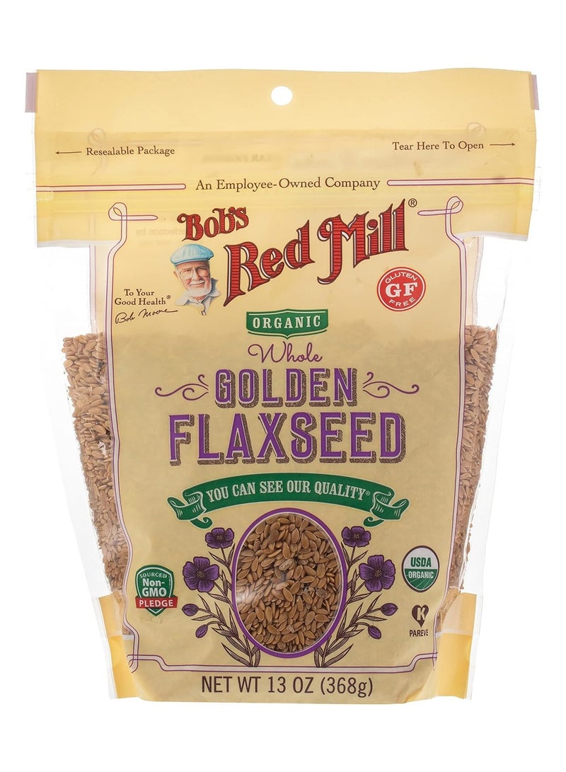 Bob's Red Mill Organic Golden Flaxseed, 368 gm
