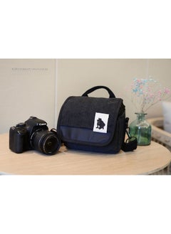 Generic Home Use Canvas Photography Camera Bag Outdoor Digital Single Shoulder Camera Bag For Dv Film Making-Color:Khaki  - Image 5
