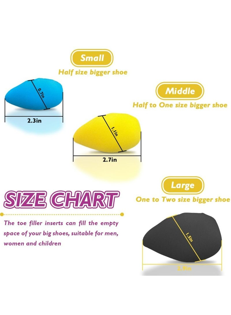 CMGTYYD Shoe Filler, Toe Inserts, Prevent Heel Slip and Blister, for Shoes Too Big, Prevent Heel Sliping, for Women and Men (M) - Image 5