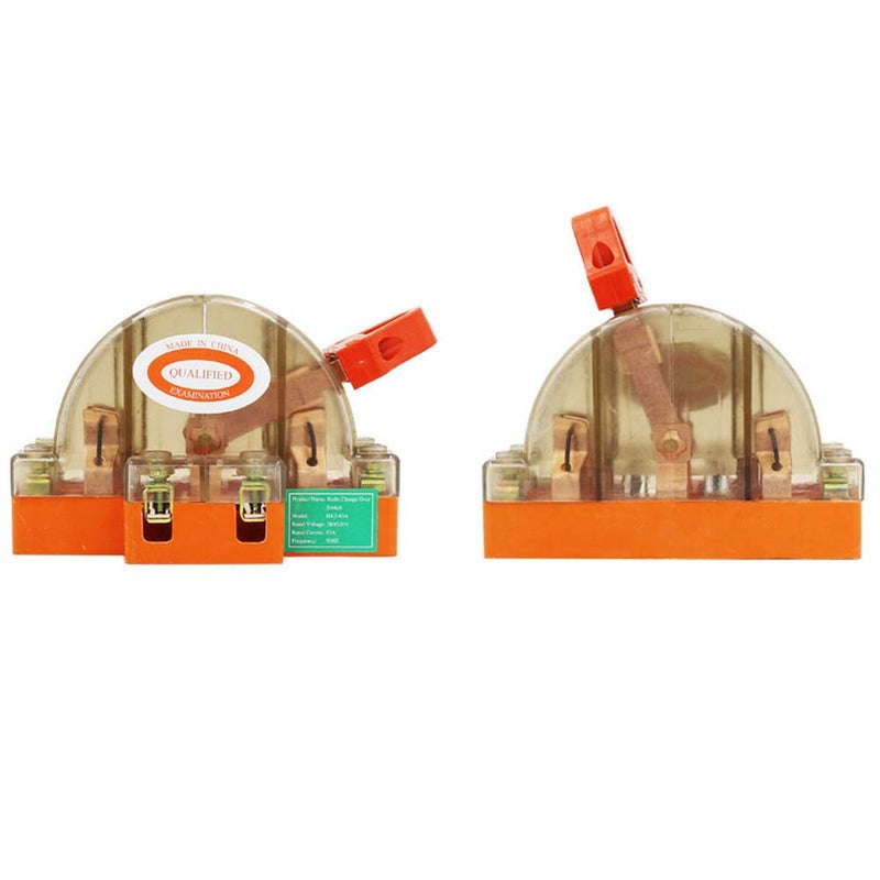 tatoko Copper Plated 63A Double Pole Electric Brake Safety Knife Switch DPST - Image 4