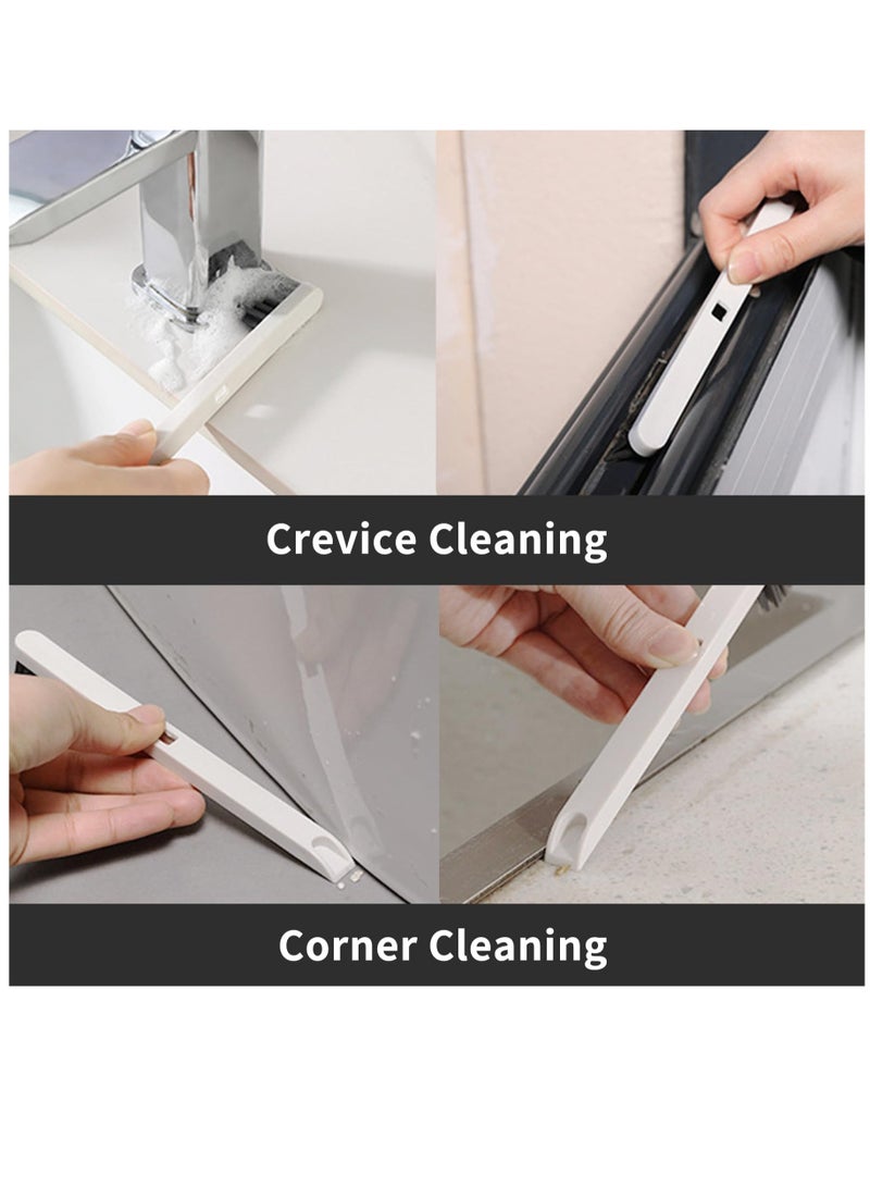 Zikra Shower Squeegee, Shower Squeegee for Glass Doors with Crevice Brush, 2 in 1 Window Squeegee Cleaner, Professional Window Scrubber for Bathroom Shower Car Mirror Glass - Image 5