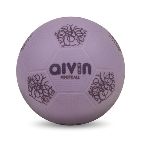 Aivin Home-Play Football | Premium PVC RTM Material | Non-Slip Surface | Official 47cm Circumference | Indoor Play Football (Purple, 1) - Image 1