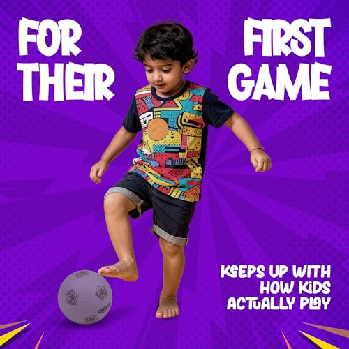 Aivin Home-Play Football | Premium PVC RTM Material | Non-Slip Surface | Official 47cm Circumference | Indoor Play Football (Purple, 1) - Image 2