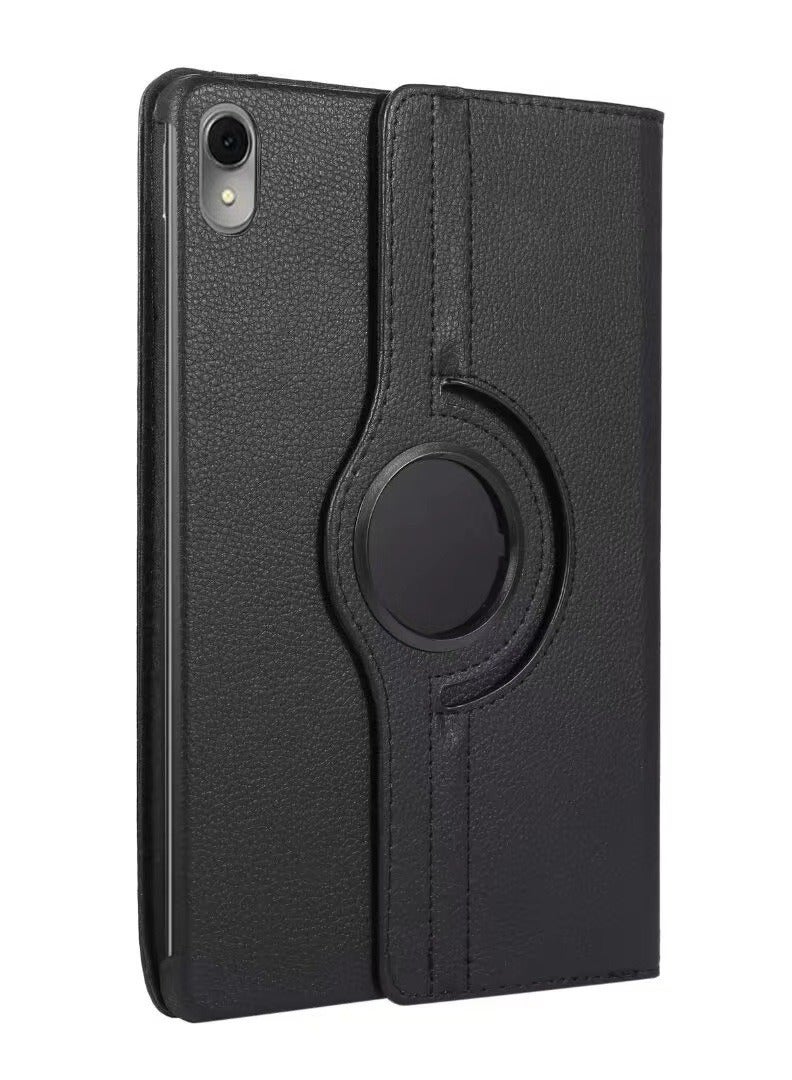 Case for Honor Pad X8a 11 Inch, Multi-Angle Stand + 360 Rotating Bracket + Shockproof Leather Slim Protective Cover, Black - Image 2