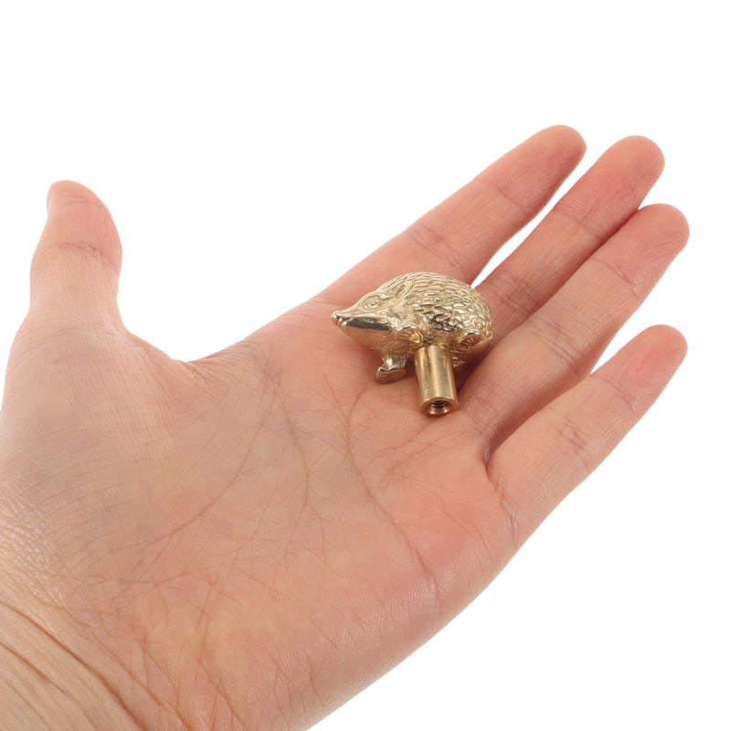 Vintage Hedgehog Brass Cabinet Handle Drawer Knob European Style Wardrobe Door Pull - Image 5