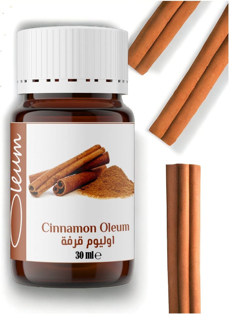 Oleum Cosmetics Oleum Cinnamon oil 30 ml -100% Pure Essential Oil for Cosmetics - Natural, Steam Distilled, and Aromatherapy - Warming and Invigorating  - Image 1