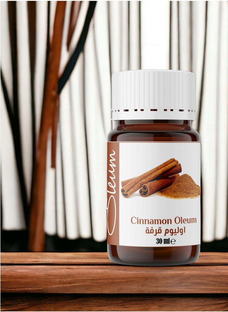 Oleum Cosmetics Oleum Cinnamon oil 30 ml -100% Pure Essential Oil for Cosmetics - Natural, Steam Distilled, and Aromatherapy - Warming and Invigorating  - Image 3