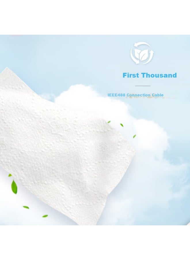 Nepia Facial Cleansing Wipes, 60 Sheets * 9 Packs, Pull-out Style, Wet And Dry Use, Face Cleansing Towels, Baby-friendly Soft Wipes - Image 3
