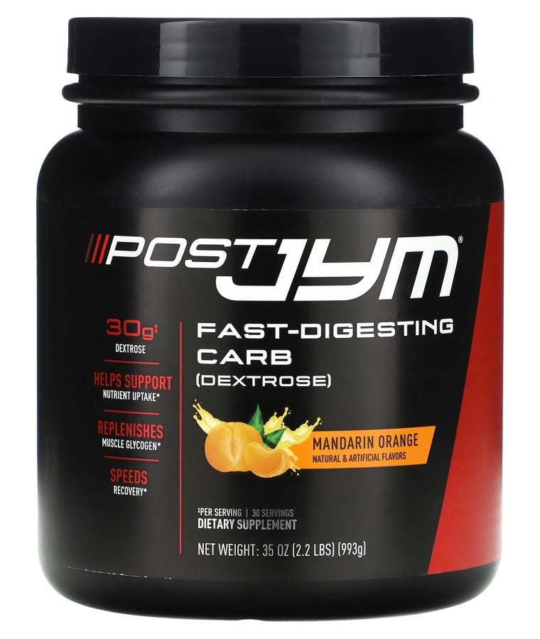 JYM Supplement Science Post JYM Fast-Digesting Carb Mandarin Orange 2.2 lbs (993 g)