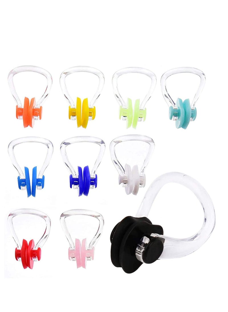 Generic Swimming Nose Plug Clip Waterproof Protector Training Silica Gel Swim For Adult and Kids 10 Pieces - Image 1