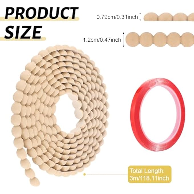 FLEXIBLE MOLDING TRIM PEEL AND STICK DECORATIVE TRIM 10FT DIY WALL TRIMS FOR MIRROR WINDOW FRAME HOME DECOR PROTECTION (WOOD COLOR 12MM) - Image 3