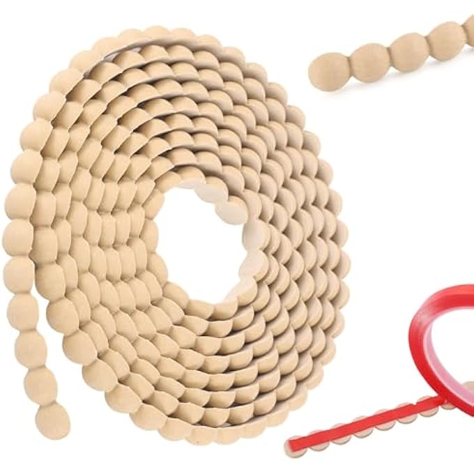 FLEXIBLE MOLDING TRIM PEEL AND STICK DECORATIVE TRIM 10FT DIY WALL TRIMS FOR MIRROR WINDOW FRAME HOME DECOR PROTECTION (WOOD COLOR 12MM) - Image 1