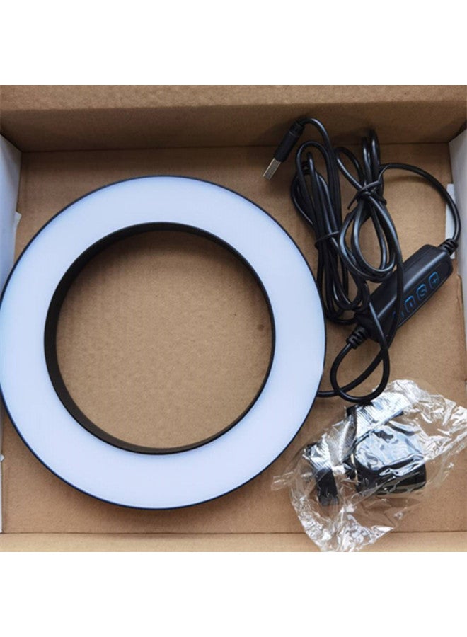 إسكدنيا 6inch Metal Beauty Light 16CM Ring Light LED Desktop Metal Clip Anchor Light Outdoor Portable Fill Light-Color:6inch Metal Beauty Lamp - Image 4