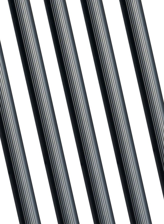 Binditek 25 Pack Binding Bars, 25-Sheet Capacity Slide Grip Binding Bars, Black, 5mm Thickness, 11 Inches, for Students and Coworkers - Image 3