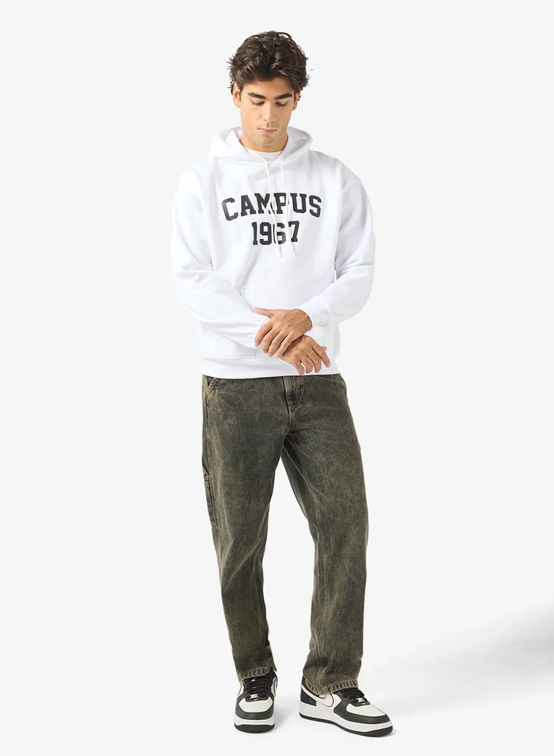 Seventy Five  Graphic Print Hoodie for Men | Best Price UAE