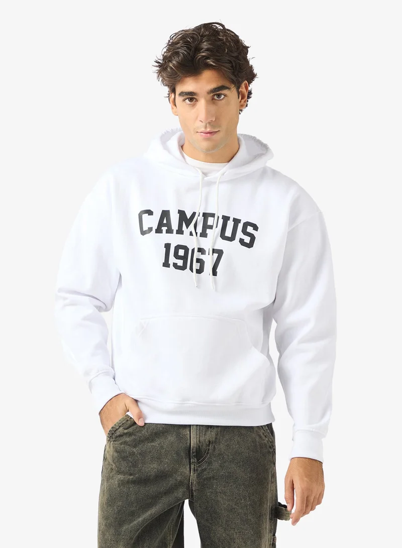 Seventy Five Graphic Print Hoodie