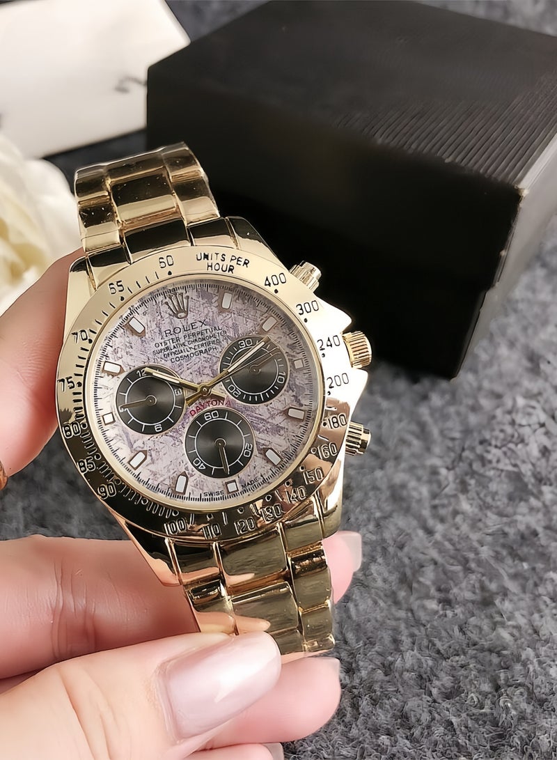 18k gold Swiss Made Men Watch Daytona Submariner Luxury Watch