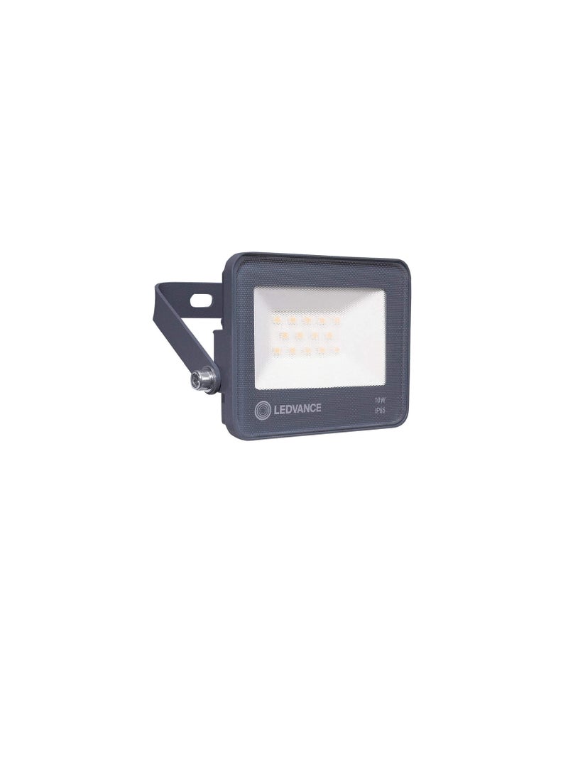 LEDVANCE Outdoor Indoor ECO LED Flood Floodlight Luminaires 10W Car Park Security Architectural Light Weight Slim Design IP65 Water Resistance Day Light 850lm 6500k LEDV ECO FL 10W DL - Image 1