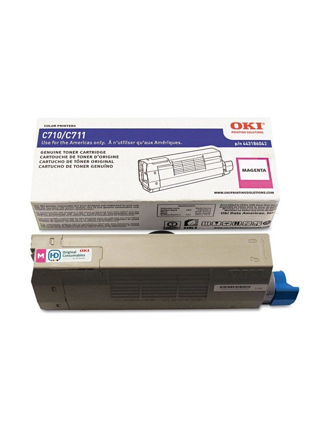 Data 44318602 Toner for Series C711 Printers, Type C16, 11.5K Yield Magenta