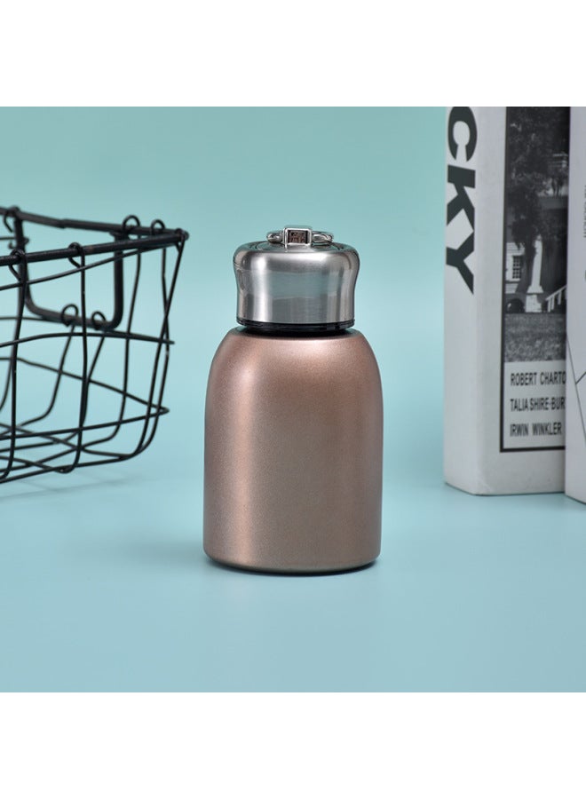 Cute Mini Chubby Ding Vacuum Cup 304 Stainless Steel Small Belly Cup Male And Female Students Cup With Lifting Ring
