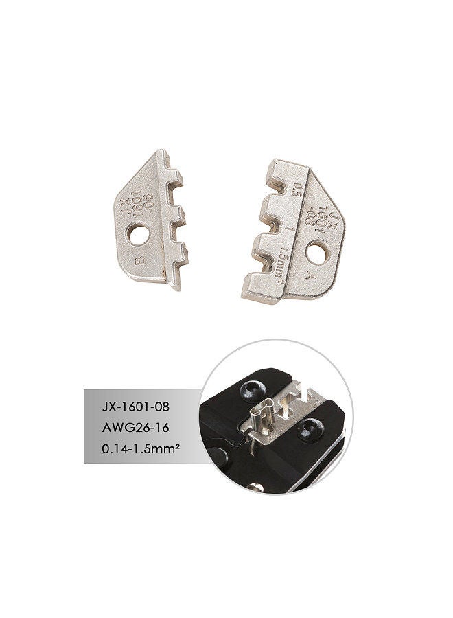 Wire Crimper Crimping Pliers Jaw JX-1601-08 AWG26-16 0.14-1.5mm² Bootlace Ferrule Crimpers Cord End Terminal Jaws Mold  - Image 4