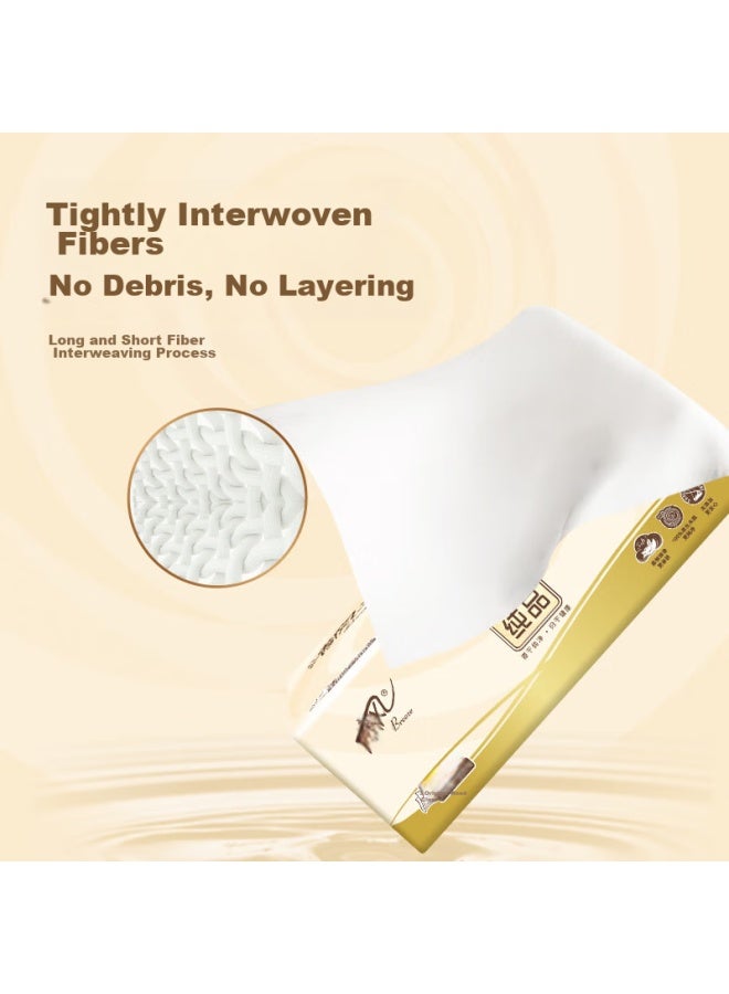 APP Qingfeng Facial Tissues, Natural Wood Pure, 3-ply 100 Sheets*30 Packs Xs Size, Water-absorbent, Toilet Paper, Napkins, Whole Box - Image 3