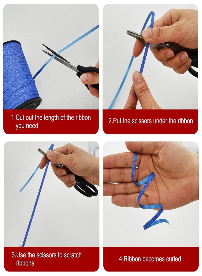 بيشيدا شريط لامع أحمر من بيشيدا بطول 500 ياردة، مموج ومجعد، خيط بالونات لامع، مثالي للهدايا وحفلات أعياد الميلاد والمهرجانات وتزيين الأعمال الفنية والحرفية وتنسيق الزهور. - Image 3