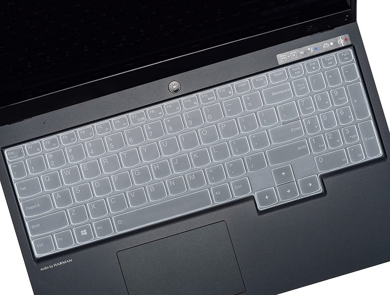 RAYA Silicone Keyboard Skin Cover for Lenovo LOQ | Lenovo Legion 5i / Slim 5i / Pro 5i | Lenovo Legion 7i / Pro 7i | Legion 9 15.6inch & 16inch Gaming Laptops (Transparent Silicone) - Image 1