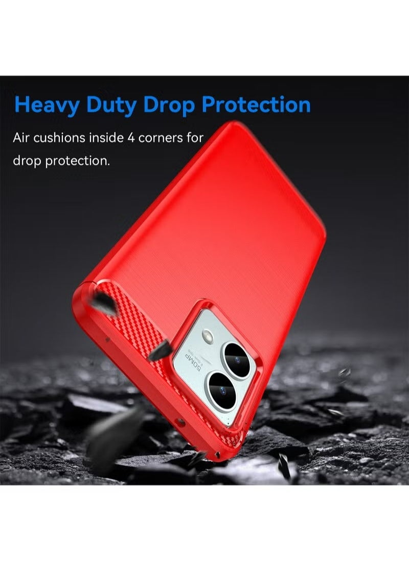 X-level Case Compatible with Motorola G84 5G 2023 With Soft TPU Carbon Fiber Texture Anti-Scratch Shockproof Phone Case Ultra Slim Anti-Drop Rugged Bumper Cover For Motorola G84 5G  - Image 3