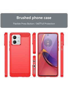 X-level Case Compatible with Motorola G84 5G 2023 With Soft TPU Carbon Fiber Texture Anti-Scratch Shockproof Phone Case Ultra Slim Anti-Drop Rugged Bumper Cover For Motorola G84 5G  - Image 2