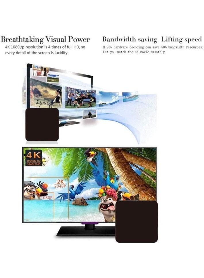4K Android 7.1 Smart Box 4K HD 3D 2.4G WiFi Quad Core Media Player Smart Tv Android Tv Box 2GB 16GB Android TV Box  - Image 4