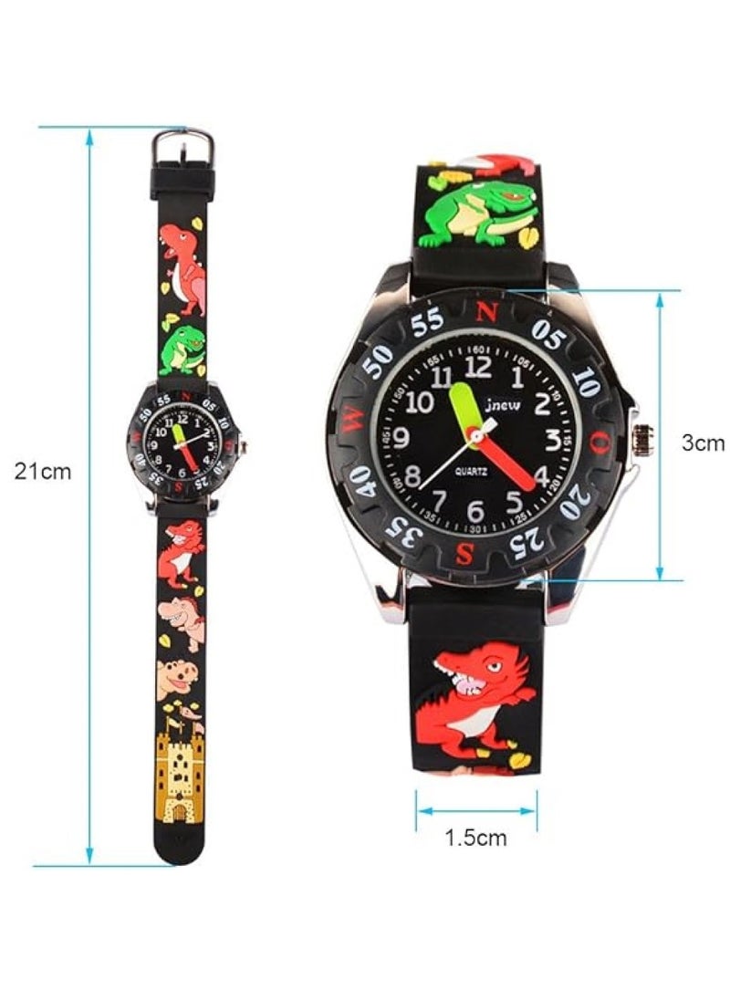 RATSAW - Kids Waterproof Analog 3D Cartoon Sport Watches Gifts for Girls and Boys Ages 3 to 12 Little Child Toddler - Image 1