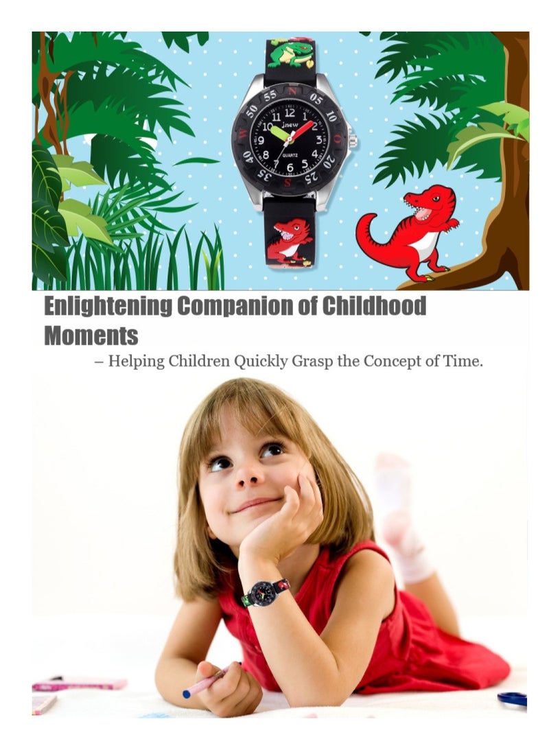 RATSAW - Kids Waterproof Analog 3D Cartoon Sport Watches Gifts for Girls and Boys Ages 3 to 12 Little Child Toddler - Image 1