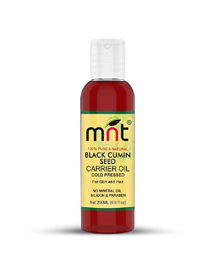 MNT Black Cumin Seed (Kalonji) Carrier Oil 100% Pure & l Oil for Hair and Skin Care (200ML) - Image 2