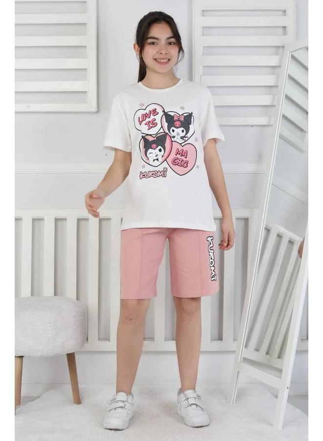 Zuzunga Love Is Girl's Suprem Top and 2‑Thread Shorts Set.