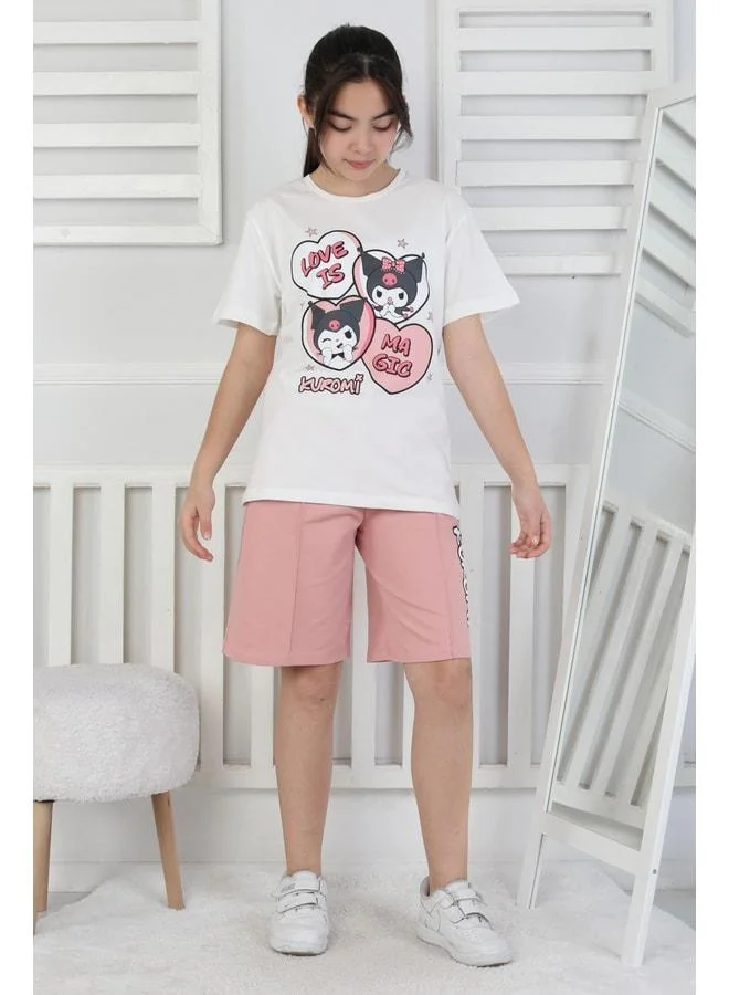 Zuzunga Love Is Girl's Suprem Top and 2‑Thread Shorts Set.