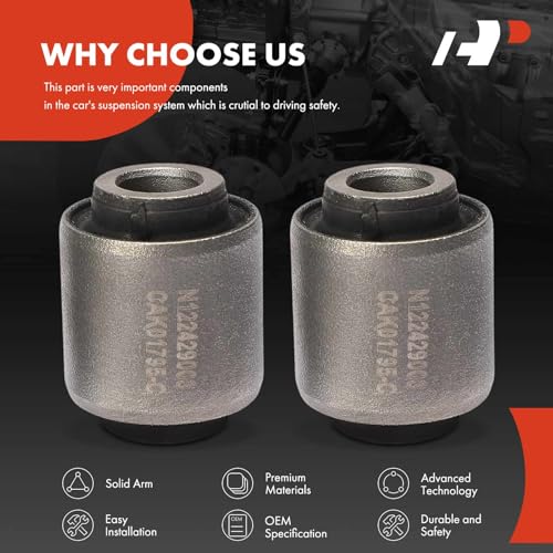 A-Premium 2 x Rear Control Arm Bushing Kit, Compatible with Nissan Altima 2007 2008 2009 2010 2011 2012 - Image 5
