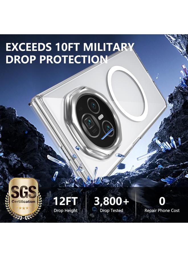 زبون جراب لهاتف Honor Magic V3 lce القابل للطي مع MagSafe وغطاء شفاف مدمج لهاتف الكمبيوتر الشخصي - Image 3