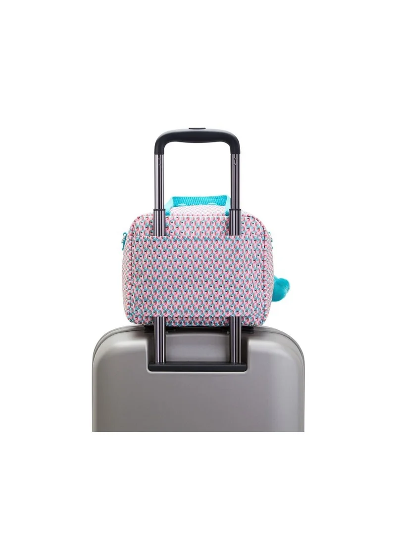 kipling Miyo Large Lunchbox (With Trolley Sleeve) School Accessories Poppy Geo,For Kids, Teens