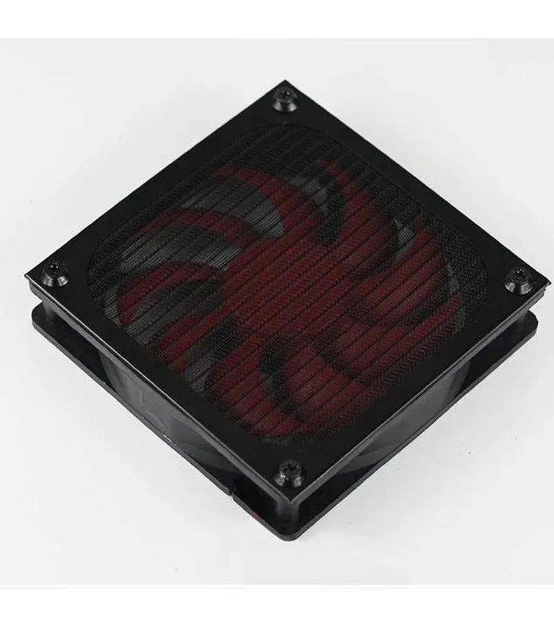 4.72 inch Silvery Computer Case Fan Dust Filter Cover Stainless Steel Mesh Cooling Screen - Image 3