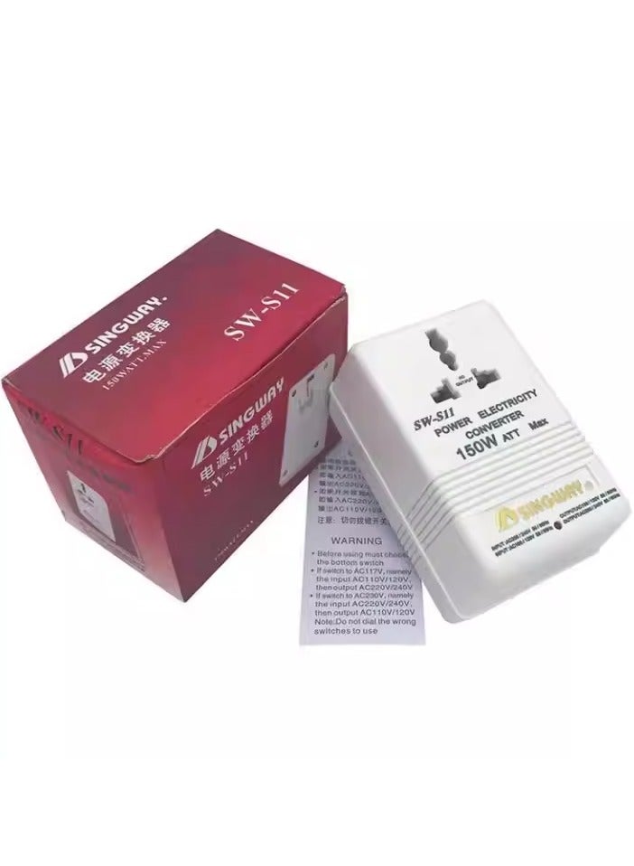 Generic SW S12 110V 220V Dual Voltage Transformer 100W Reisadapter