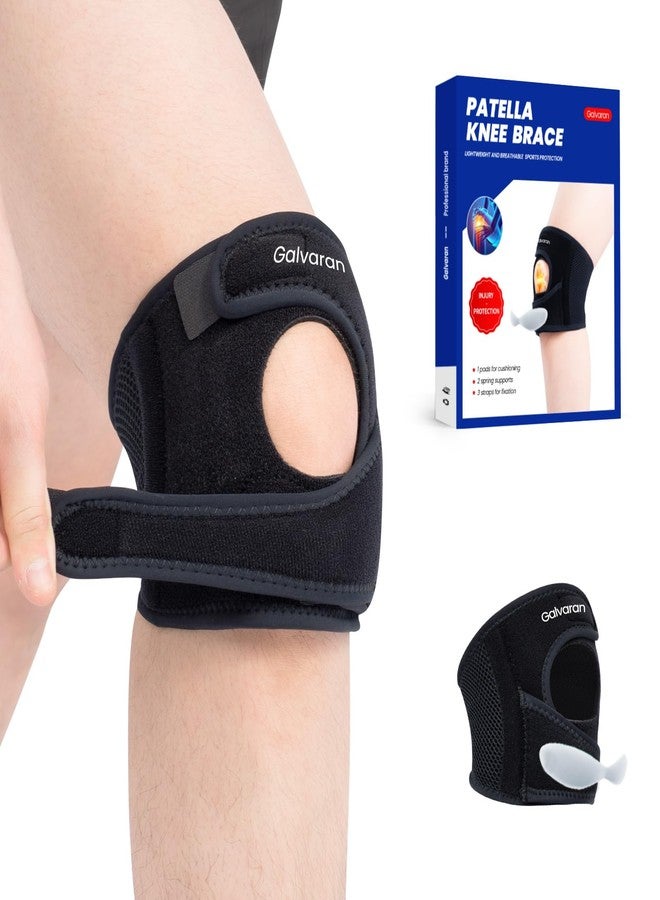 Galvaran Patellar Knee Brace Support Strap Knee Pain Relief Adjustable Knee Strap for Tendonitis, Arthritis, Jumpers, Tennis Running Injury Recovery (Medium) - Image 1