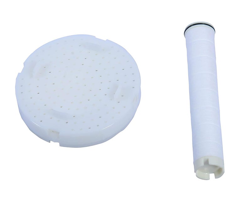RiverSoft SH3C Replacement Filter Cartridge for Handheld Shower Hard water filter Calcium Sulfite Balls Sediment Filter Cartridge PP Pack of 1 - Image 1