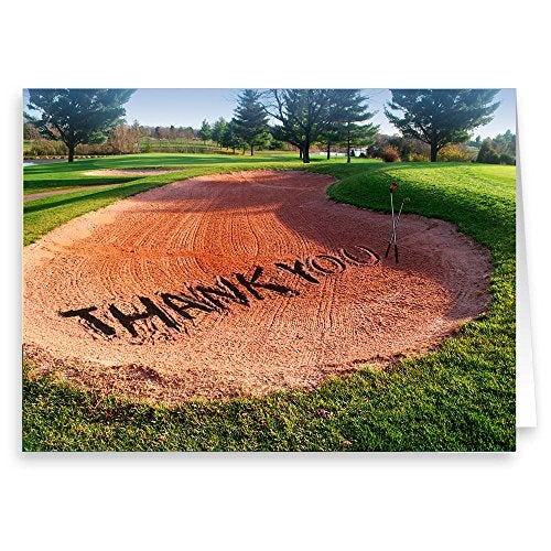 Stonehouse Collection | Thank You Sand Trap Note Card | 10 Blank Golf Cards & Envelopes | USA Made (Standard) - Image 5