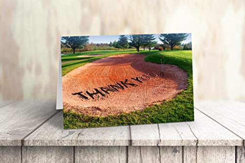 Stonehouse Collection | Thank You Sand Trap Note Card | 10 Blank Golf Cards & Envelopes | USA Made (Standard) - Image 3