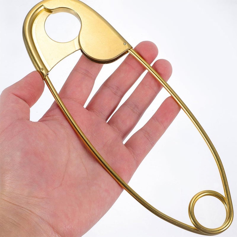 Jumbo 22cm Safety Pins Heavy Duty 2 Pack for Bag Making Laundry Crafts - Image 5