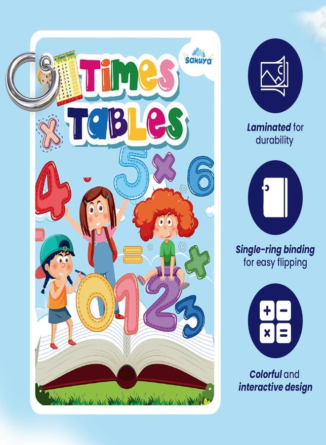 Sakuya Multiplication Chart for Kids | Fun, Colorful & Easy-to-Read Math Learning Tool with Tables 1-20, Waterproof & Durable for Home, School & Classroom Use - Image 5